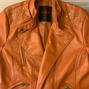 Faux Leather Jacket